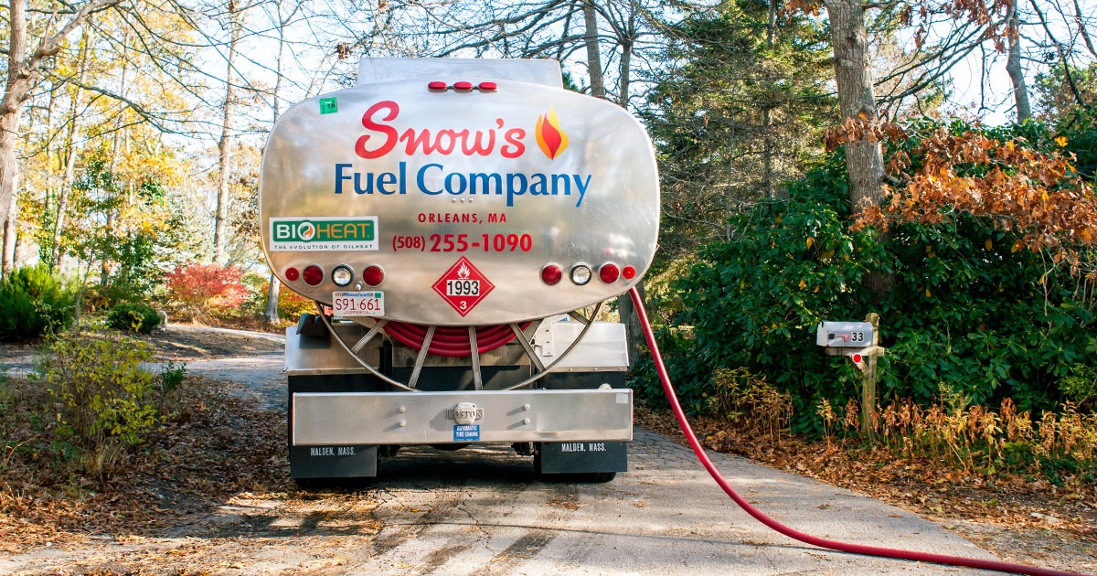 Cape Cod, MA Heating Oil Company Snow's Fuel Company